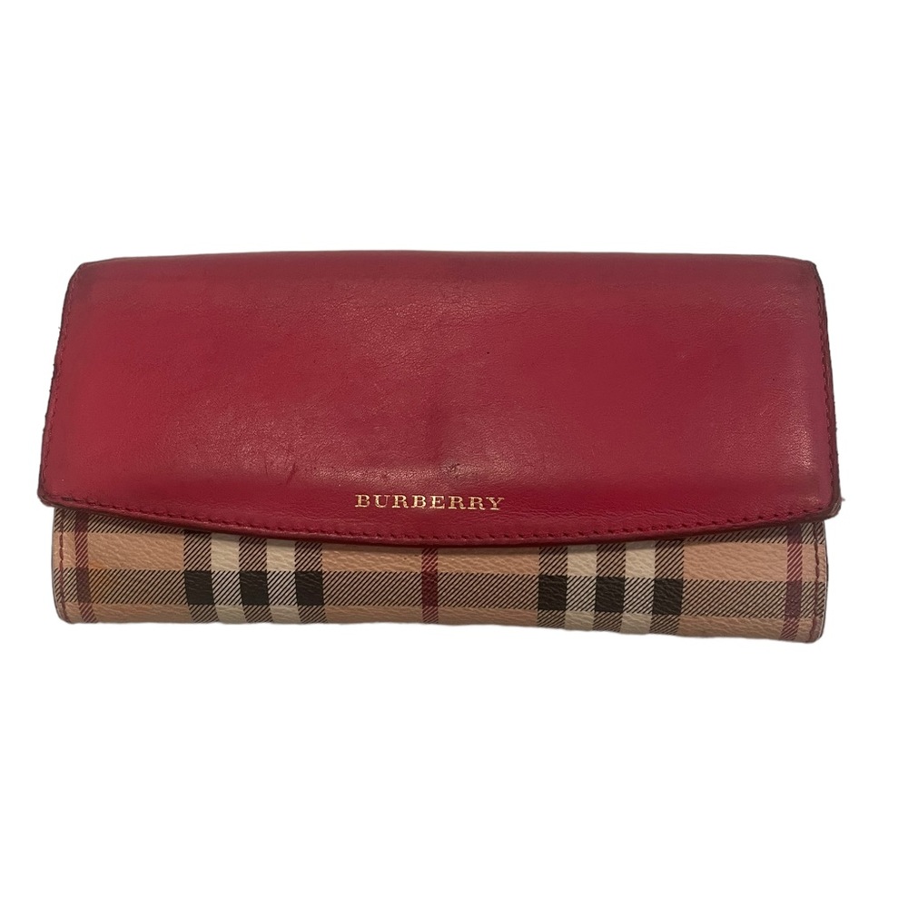 GUC Burberry Porter Horseferry Checkered Wallet